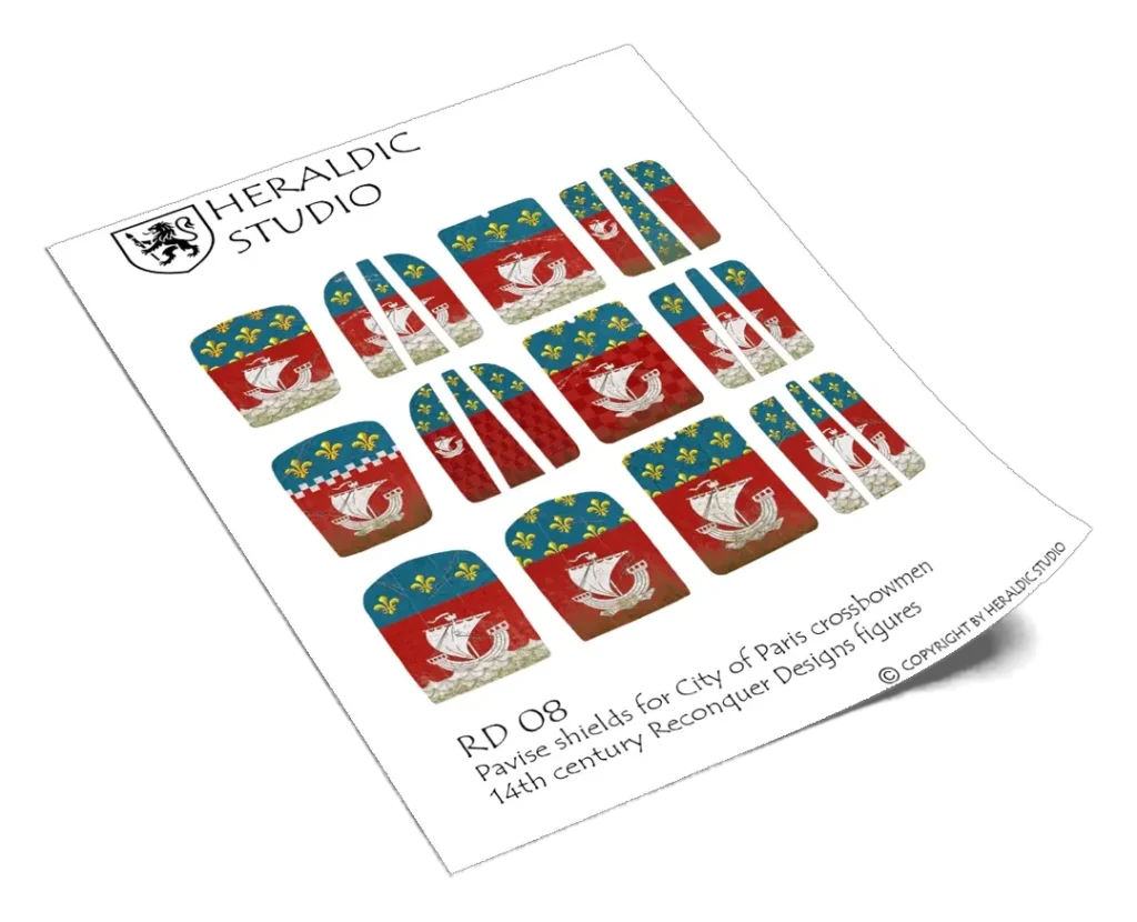 City of Paris Pavise Shields - the transfer sheet