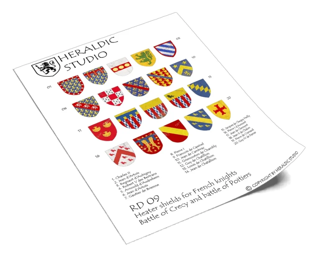 French Heater Shields - the transfer sheet