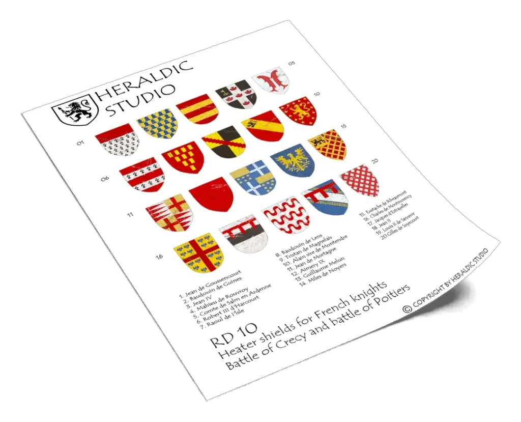 French Heater Shields - the transfer sheet