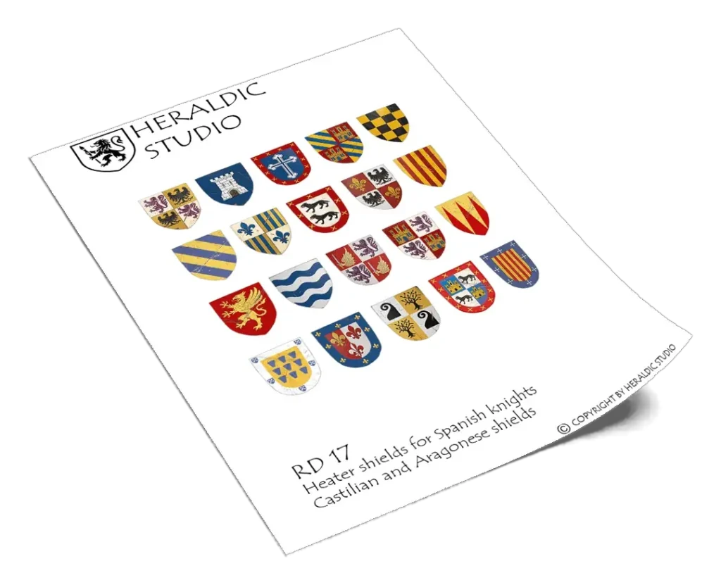 Spanish Heater Shields - the transfer sheet